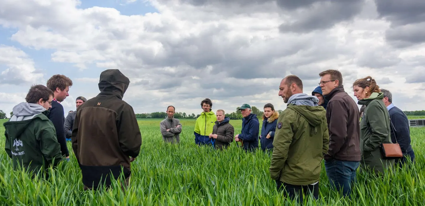 CultivAé-boeren en landbouwkundigen