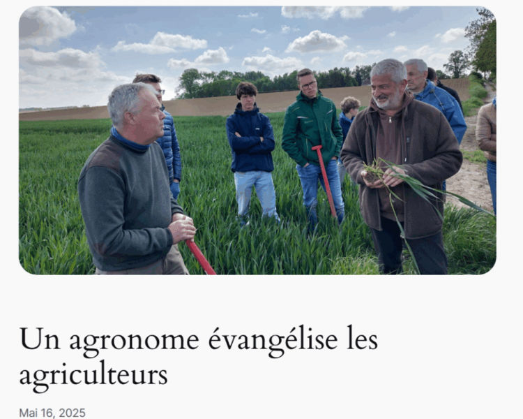 Een agronoom evangeliseert voor boeren, Frédérique Hupin